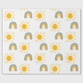 Hier komt het Son Wrapping Paper Cadeaupapier (Vlak)