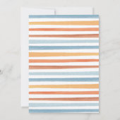 Hier komt het Sun Baby shower Kaart (Achterkant)