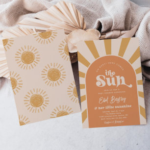Hier komt het Sun Baby shower   Sun Baby shower I Kaart