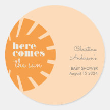Hier komt het Sun Retro Baby shower
