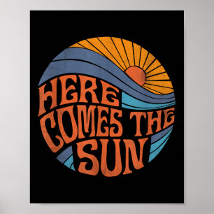Hier komt het Surf van de Retro Sixties van de Zo Poster