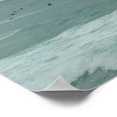 HIER KOMT HET Surfposter Poster (Hoek)
