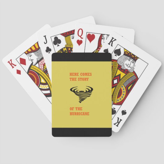 Hier komt het verhaal van de orkaan speelkaarten (Achterkant)