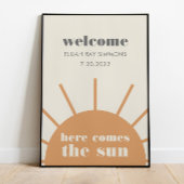 Hier komt het Welkome Poster van de Zon