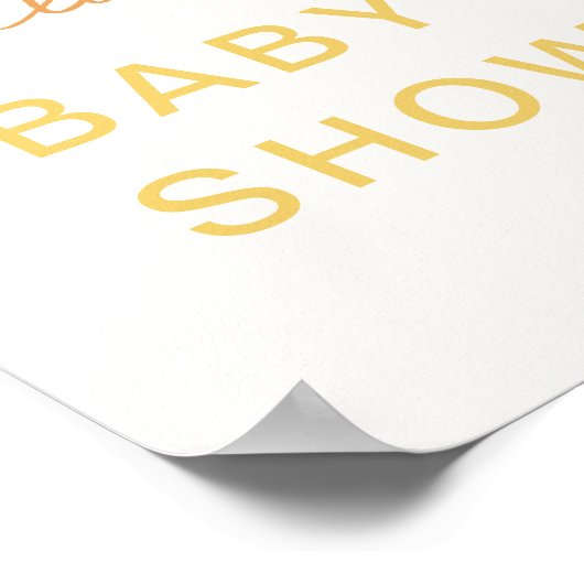 Hier komt het Welkomstbord van de Zoon Poster (Hoek)