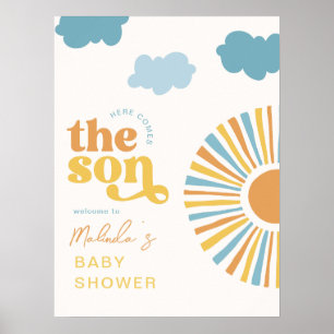 Hier komt het Welkomstbord van de Zoon Poster