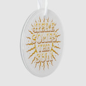 Hier komt het zonacryl Ornament (voorkant)