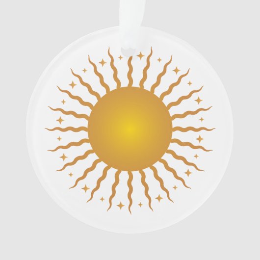 Hier komt het zonacryl Ornament (voorkant)