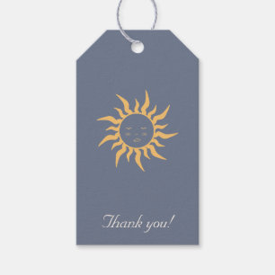 Hier komt het zoon baby shower cadeaulabel