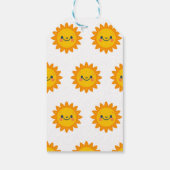 Hier komt het zoon Baby shower Cadeaulabel (Achterkant)