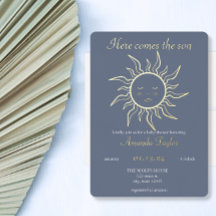 Hier komt het zoon baby shower