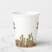 Hier komt het zoon Baby shower Papieren Bekers (Links)