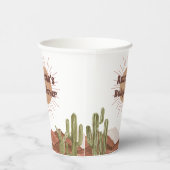 Hier komt het zoon Baby shower Papieren Bekers (Rechts)