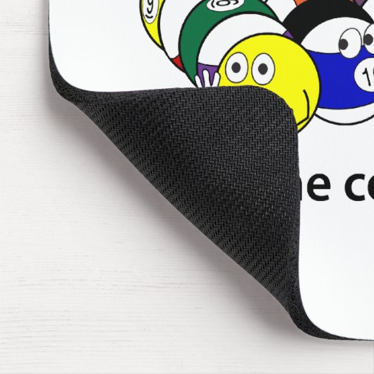 Hier komt hij met mousepad muismat (Hoek)