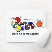 Hier komt hij met mousepad muismat (Met muis)