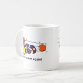 Hier komt hij mokken (Voorkant links)