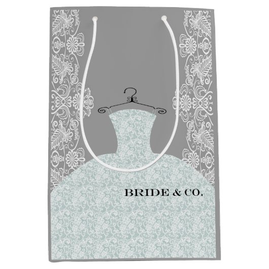 Hier komt iets blauw bij de Bride Party Medium Cadeauzakje (Voorkant)