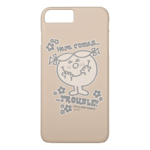 Hier komt kleine Miss Trouble Case-Mate iPhone Case