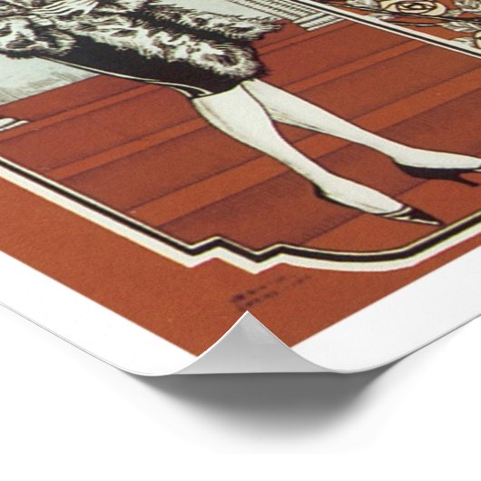 Hier komt mijn Sugar  Music Art Poster (Hoek)