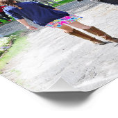 Hier komt Rosie naar de Post Foto Afdruk (Hoek)