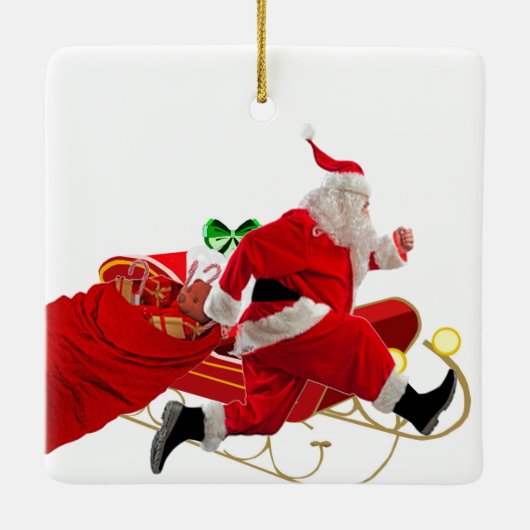 Hier komt Sinterklaas Ornament (Achterkant)