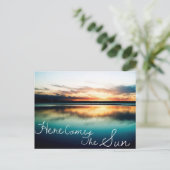 Hier komt Sun Briefkaart (Staand voorkant)