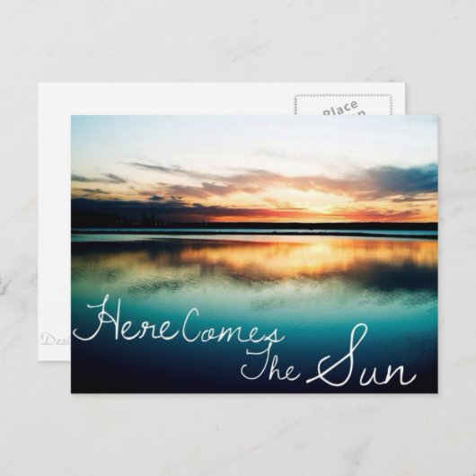 Hier komt Sun Briefkaart (Voorkant / Achterkant)