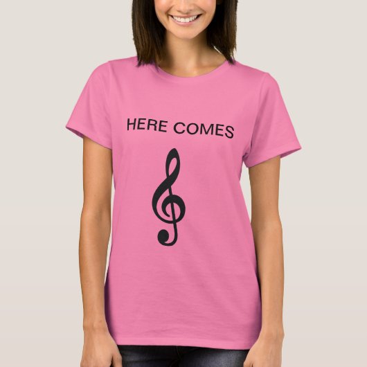 hier komt TREBLE lmao *highfive* T-shirt (Voorkant)