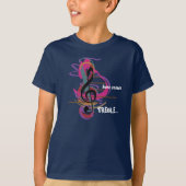 Hier komt Treble! T-shirt (Voorkant)