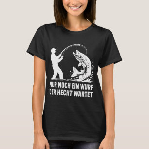 Hier komt vis vissen hoi Halloween baars vis zegge T-shirt