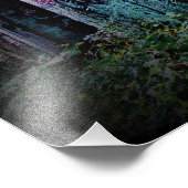 "Hier kun je eeuwigheid besteden" Foto Afdruk (Hoek)