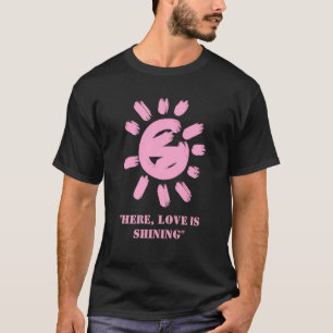 "HIER LIEFT VERSCHIJNT" Aangepast paar monogram T-shirt