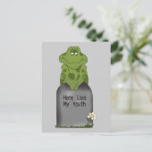 Hier ligt mijn jeugd briefkaart (Staand voorkant)