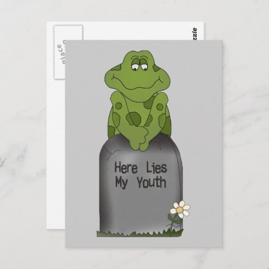 Hier ligt mijn jeugd briefkaart (Voorkant / Achterkant)