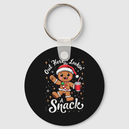 Hier lijkt het wel een leuke snack kerst sleutelhanger (Voorkant)