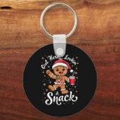 Hier lijkt het wel een leuke snack kerst sleutelhanger (Voorkant)