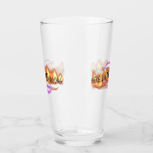 Hier live Dragons Shaker Glass Glas (Rechts)