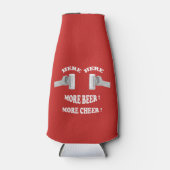 Hier meer bier, meer vrolijkheid! Flesjeskoeler. Flesjeskoeler (Voorkant)