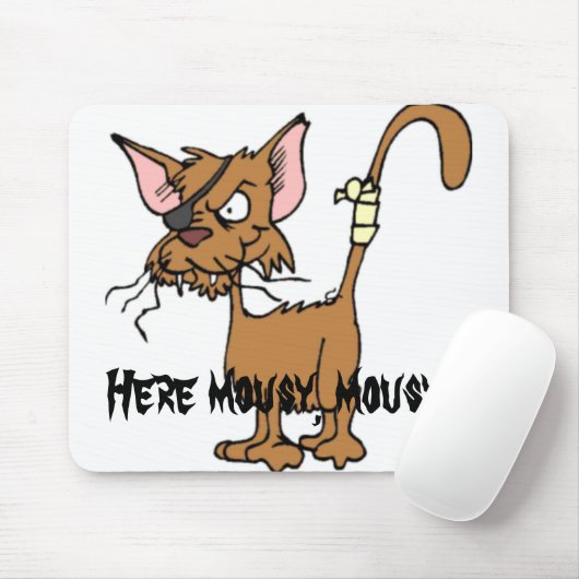 Hier mousy... muismat (Met muis)