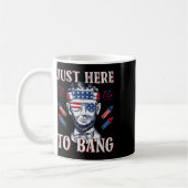 Hier naar Bang Abraham Lincoln 4th of July vuurwer Koffiemok (Links)