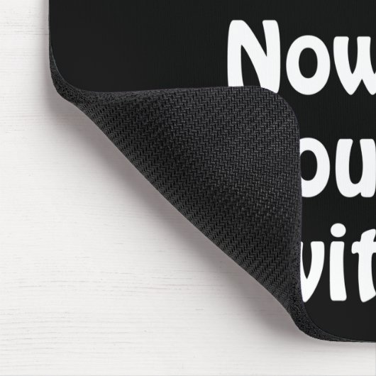 Hier, neem mijn hand. muismat (Hoek)