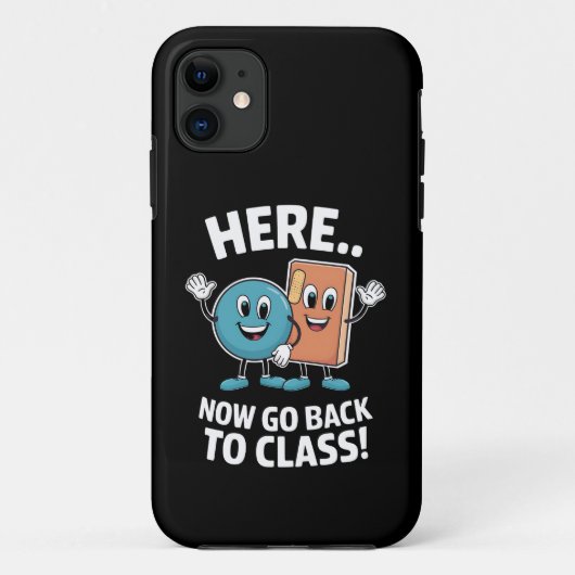 Hier Nu Terug Naar De Klas Schoolverpleegster Medi Case-Mate iPhone Case (Achterkant)