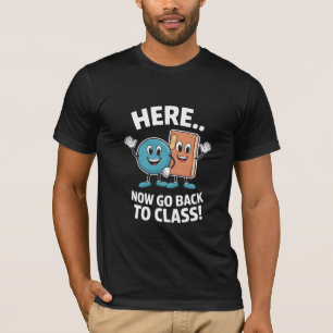Hier Nu Terug Naar De Klas Schoolverpleegster Medi T-shirt