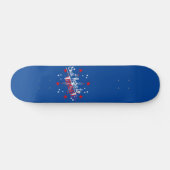 HIER OM DE grappige 4-de van Juli vuurwerk TE VERB Persoonlijk Skateboard (Horizontaal)