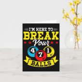 Hier om je leven te breken kaart (Gele Bloem)