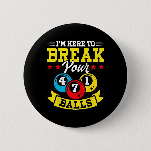 Hier om je leven te breken ronde button 5,7 cm (Voorkant)