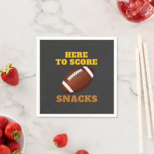 Hier om snacks te scoren servet