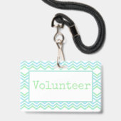 Hier om te helpen badge (Voorzijde met lanyard)