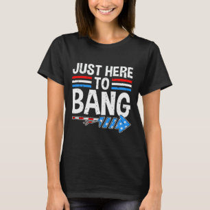 Hier om te knallen Shirt vuurwerk viering 4th of J