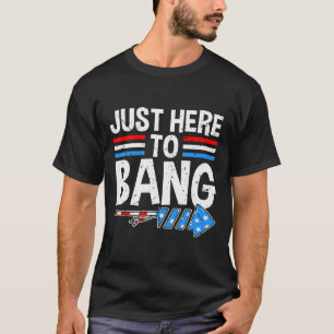 Hier om te knallen Shirt vuurwerk viering 4th of J
